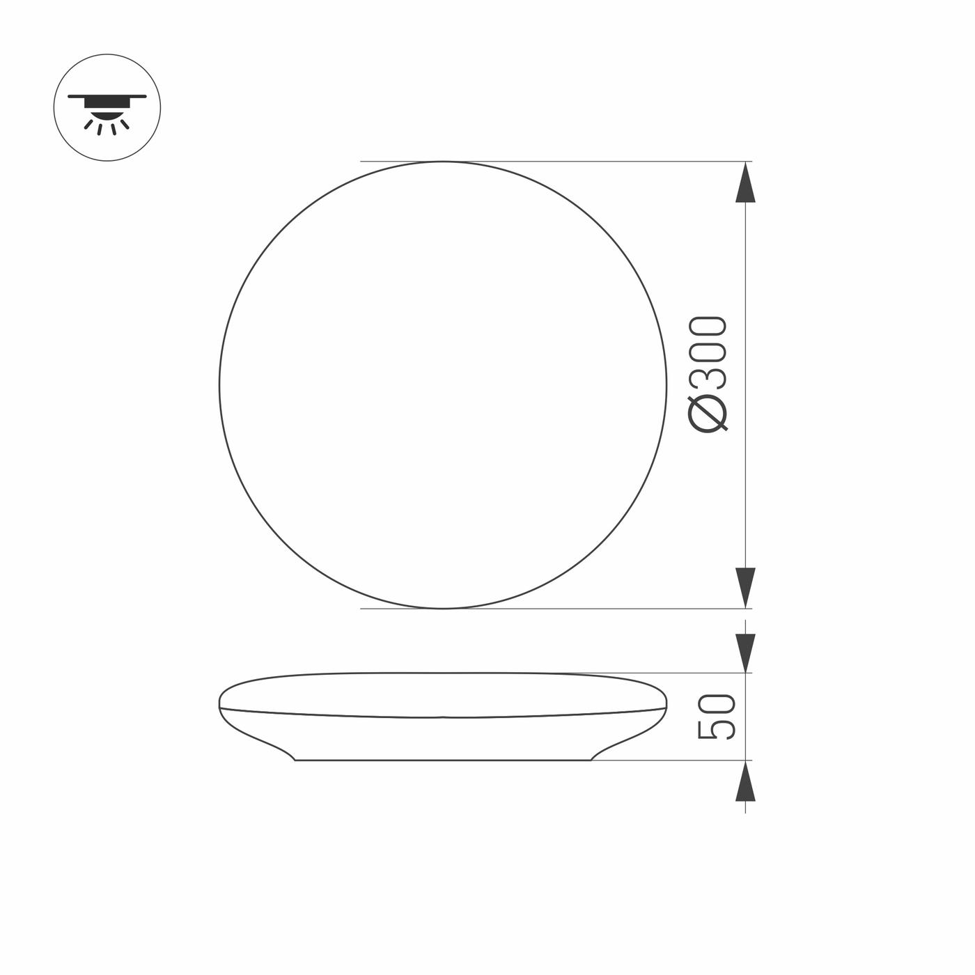 Технический светильник Arlight CL-FRISBEE-MOTION-R300
