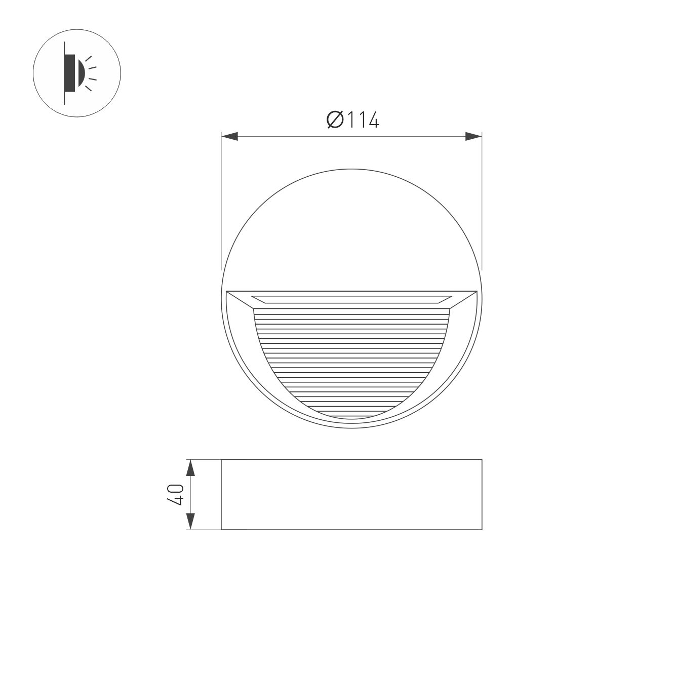 Ландшафтный светильник Arlight LGD-RIBONIK-R114