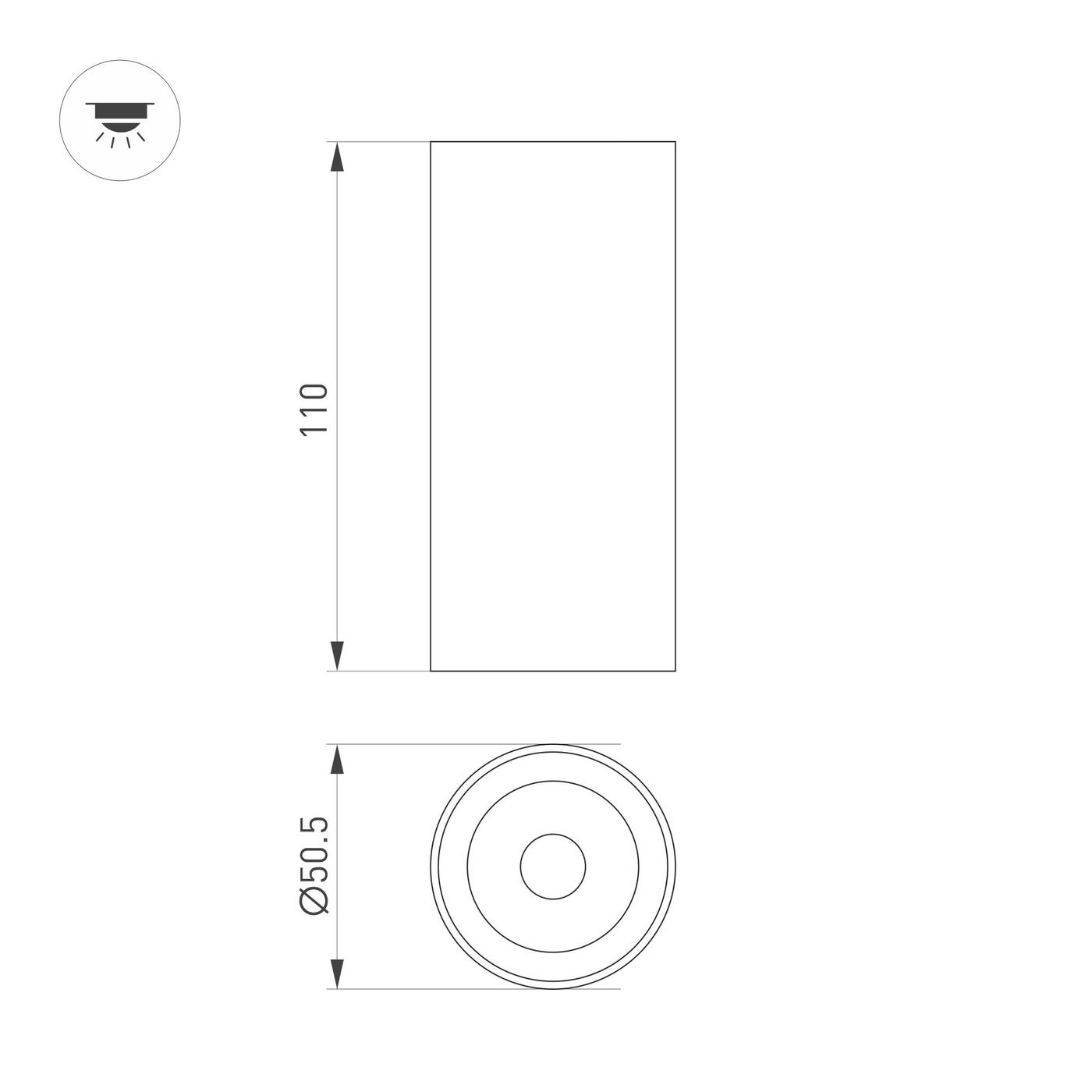 Накладной светильник Arlight SP-GABI-SURFACE-R50