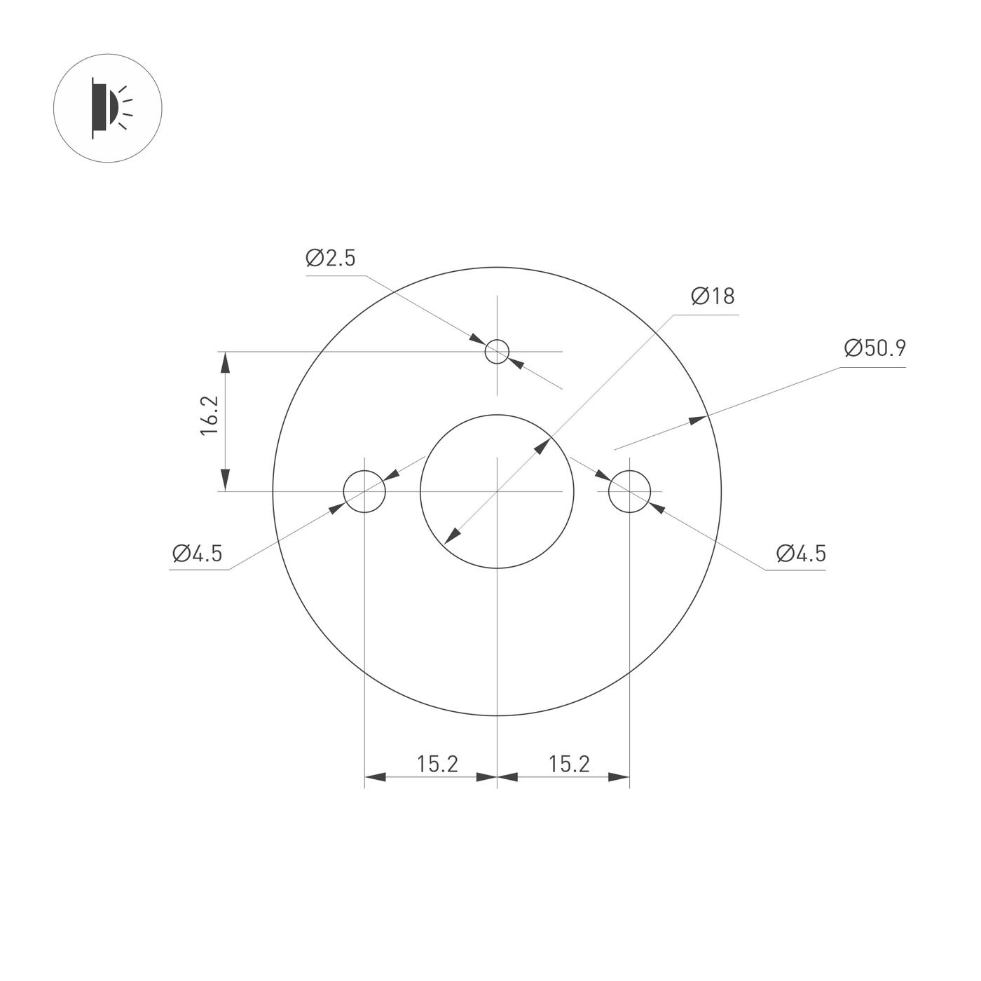Настенный светильник Arlight SP-VINCI-M